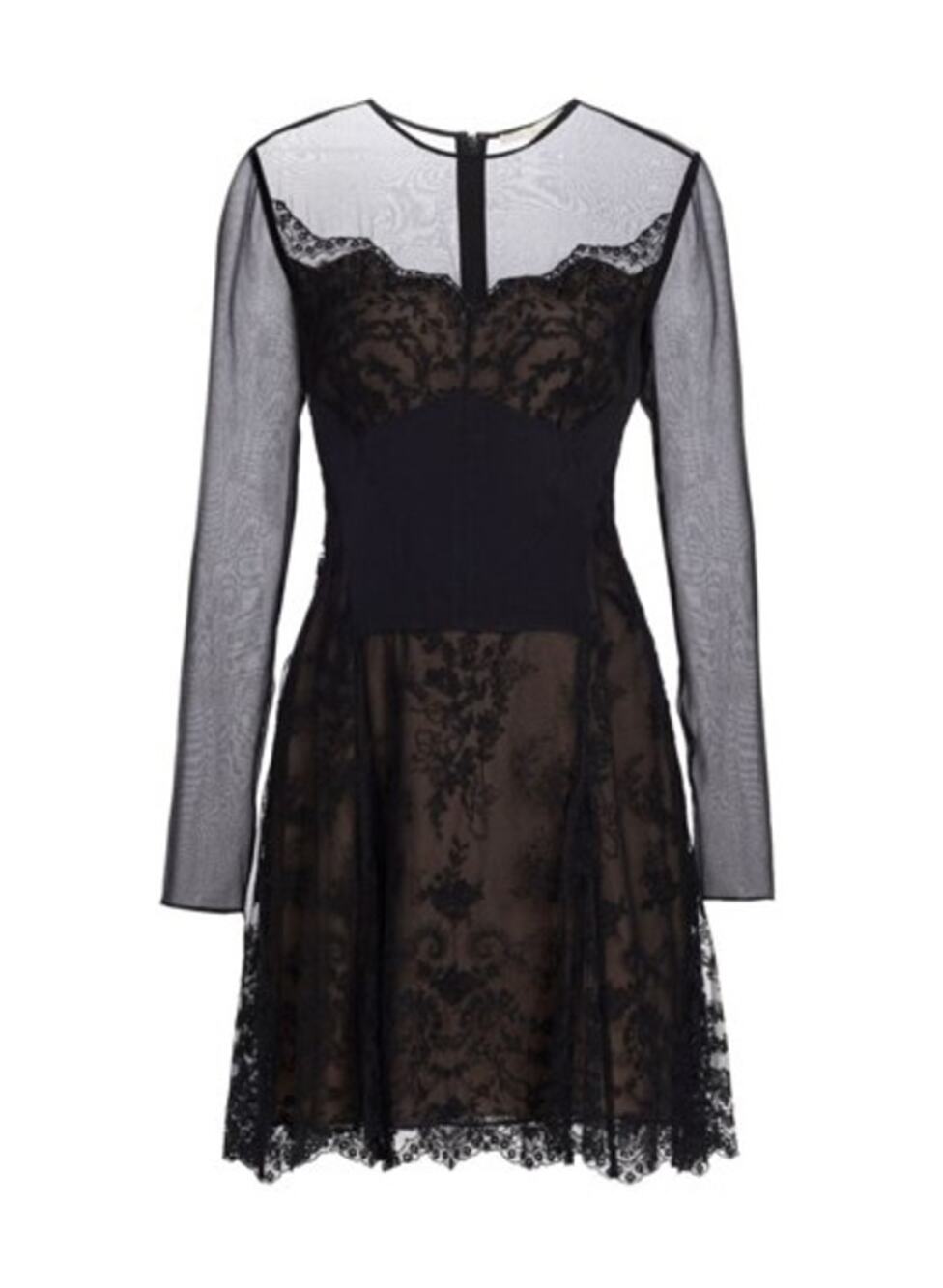 Jason Wu Collection Women's Lace Chiffon Minidress in Black Elegant $2,795 NWT